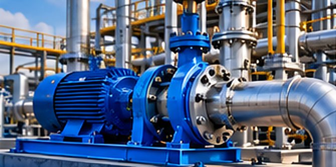 Centrifugal pump installed at a process plant